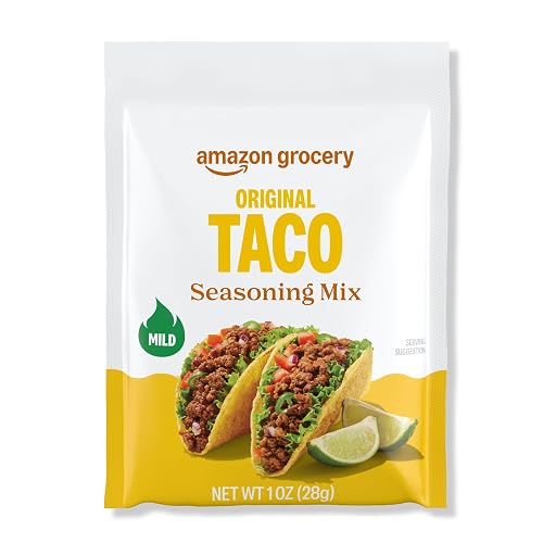 Amazon Grocery, Taco Seasoning Mix, Mild Heat, 1 Oz (Previously Happy Belly, Packaging May Vary)