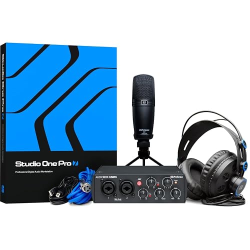 AudioBox USB 96 Studio Recording Bundle with Fender Studio Pro Software