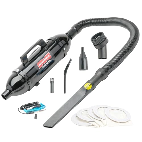 METROVAC DataVac MDV-1ESD ESD Safe HEPA Computer Vacuum Blower Made in USA | Compact ESD Computer Vacuum and Blower with Anti-Static Protection, HEPA Filtration and Micro Cleaning Tools for Electronics
