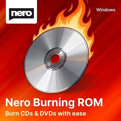Nero Burning ROM 2026 | CD/DVD/Blu-ray Burner Software for Windows | Burn, Copy, Rip & Secure Data | Create Audio CDs, ISO Files & Disc Images | Lifetime License | 1 PC | Windows 11/10