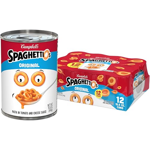 SpaghettiOs Original Canned Pasta, 15.8 oz Can (Pack of 12)