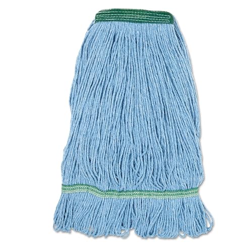 Boardwalk 502BLNBCT Narrowband Looped-End Mop Heads Medium Blue 12/Carton 12/CT