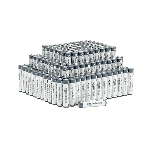 Amazon Basics 150-Pack AAA Long-Lasting Alkaline Industrial Batteries, 1.5 Volt, Leak-Proof, 5-Year Shelf Life