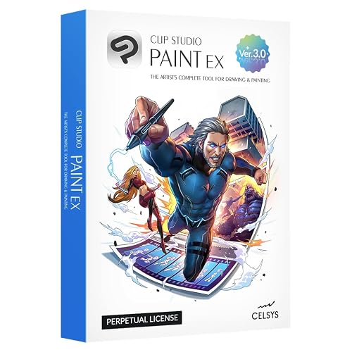 CLIP STUDIO PAINT EX - Version 3 | Perpetual License | for Windows and macOS