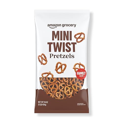 Amazon Brand - Happy Belly Mini Twist Pretzels, 1 pound (Pack of 1)