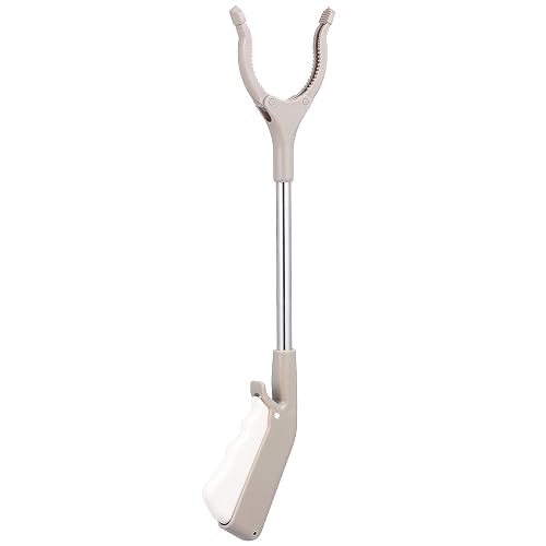 Stainless Steel Trash Grabber, Heavy Duty Sanitary Waste Pickup Tool | ABS Non-Slip Handle, Outdoor Use, Easy Garbage Picking, Pack, Janitorial Accessory