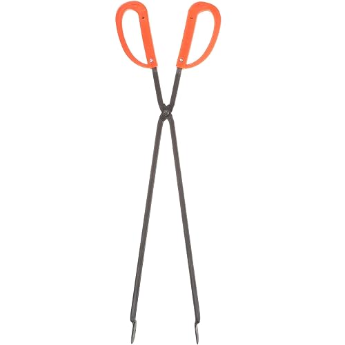 Sturdy Trash Grabber Pickup Tool for Cleaning, Black Metal Plastic | Litter Pickup Stick, Easy to Hold Handle, Smooth Surface Design, for Janitorial Tasks and Waste Collection