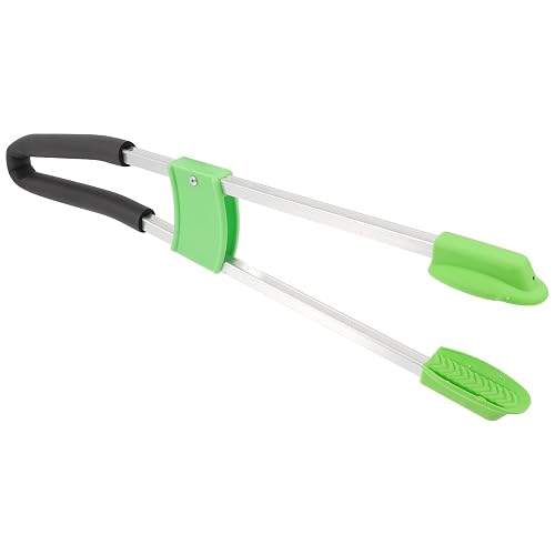 JECOMPRIS Multi-Functional Garbage Grabber Tool with Long Handle, Reusable Trash Picker Clamp for Outdoor Litter Pickup, Waste Cleaning Tool for Sanitation and Janitorial Use