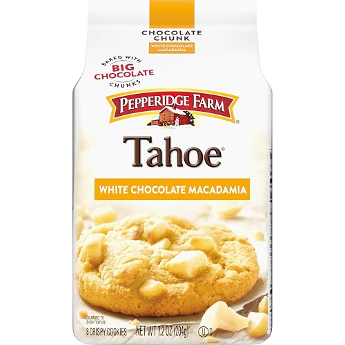 Pepperidge Farm Tahoe White Chocolate Macadamia Cookies, 7.2 Oz