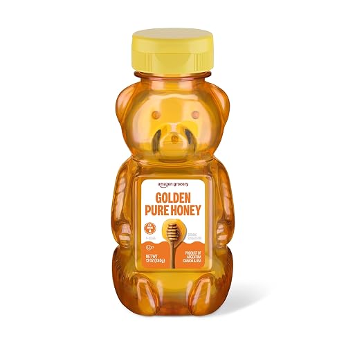 Amazon Grocery, Golden Pure Honey, 12 Oz (Previously Amazon Fresh, Packaging May Vary)