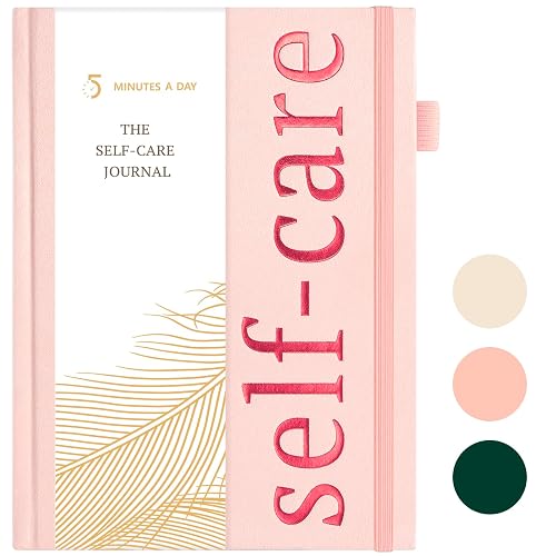5 MINUTES A DAY Self-Care Journal, 91-Day Daily Reflection Journal, Pink | 91 days of guided prompts for gratitude, mood tracking and self-reflection.Journal for daily self-care routine, A5