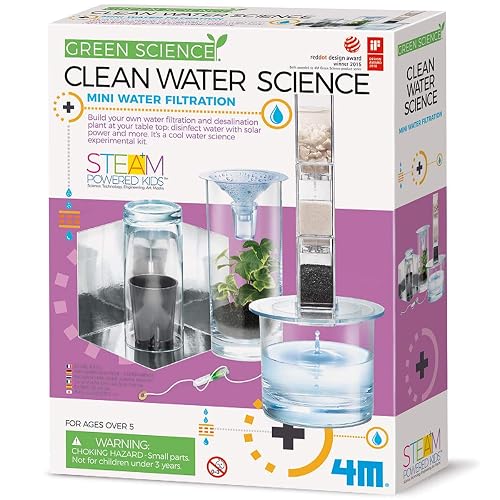 4M Clean Water Science - Climate Change, Global Warming, Lab - STEM Toys Educational Gift for Kids & Teens, Girls & Boys