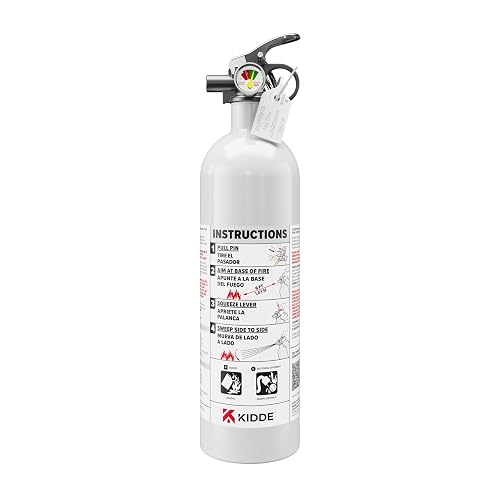 Kidde Mariner PWC Fire Extinguisher for Jet Skis, 5-B:C, KD57W-5BC | Coast Guard Approved for Personal Watercraft, Very Small Flammable Liquids & Electrical Fires, 2.5 lbs. Dry Chemical