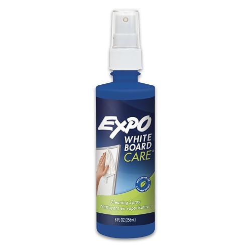 EXPO Dry Erase Whiteboard Cleaning Spray, 8oz - Calendar, Organization, Essential Supplies for Office, School, Classroom, Teachers