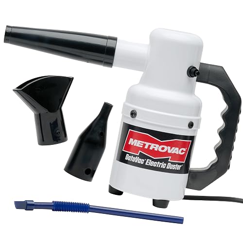 METROVAC DataVac ED500 Electric Air Duster Computer Air Blower Made in USA | Super Powerful Electronic Dust Blower for PC, Keyboard, Computer, Electronics and Office Equipment Cleaning and Dust Removal