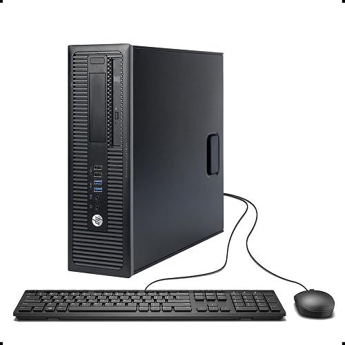 HP ProDesk 600 G1 SFF Slim Business Desktop Computer, Intel i5-4570 up to 3.60 GHz, DVD, USB 3.0, Windows 11 Pro 64 Bit (Renewed) (8GB RAM | 500GB HDD) (Renewed)
