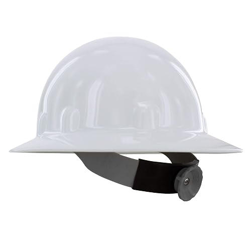 Fibre-Metal SuperEight Thermoplastic Full Brim Hard Hat with 8-Point Ratchet Suspension, White (E1RW01A000)