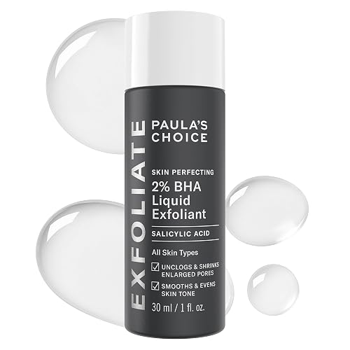 Paula's Choice SKIN PERFECTING 2% BHA Liquid Leave-On Exfoliant | Gentle Salicylic Acid Leave-On Facial Exfoliator for Blackheads, Enlarged Pores, Wrinkles & Fine Lines