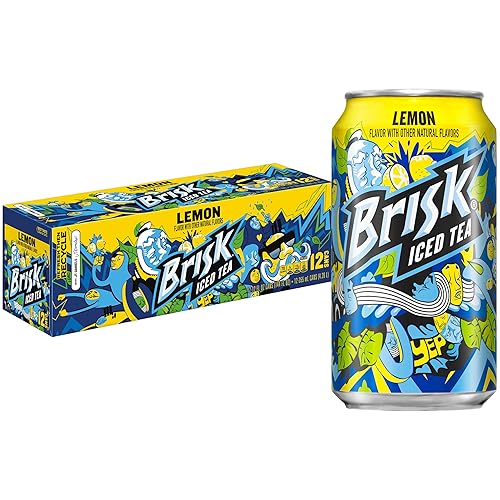 Brisk Iced Tea, Lemon Cans (12 Count, 12 Fl Oz Each)
