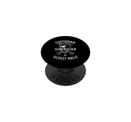 School Custodian School Staff Janitor School Sanitation PopSockets Adhesive PopGrip
