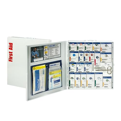 SmartCompliance 50-Person ANSI Class A+ First Aid Cabinet | Equip workplaces with 241 ANSI Class A+ and OSHA-ready first aid supplies, including medications.