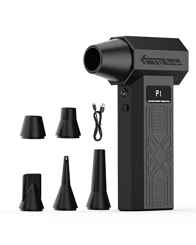 MiaEpic Compressed Air Duster,280000 RPM Mini Handheld Blower with 4 Gear