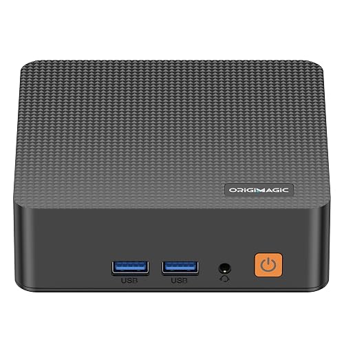 origimagic C5 Ryzen 5 3500U (Beat 4300U/N95/N150) Mini PC 8+256GB | 4K Triple Display |Full-Function Type-C | WiFi 5 | BT5.0 | Pre-Install 11 Pro, for Home Theater Desktop Computer