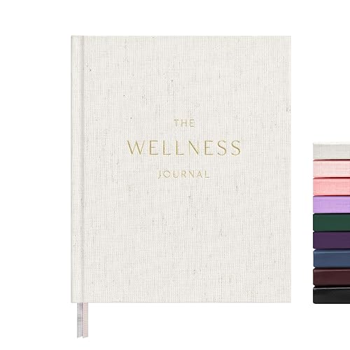 And Per Se Wellness Journal, Self Care & Daily Journal for Women with Habit Tracker, Diet & Goals, Undated, 6.5" x 8" (Original Beige)