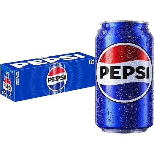 Pepsi Cola Soda, 12 Fl Oz Cans (Pack of 12) | Soda Pop, Cola