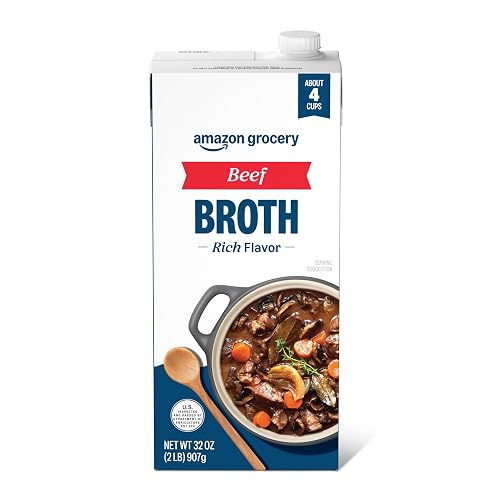 Amazon Grocery, Beef Broth, 32 Oz