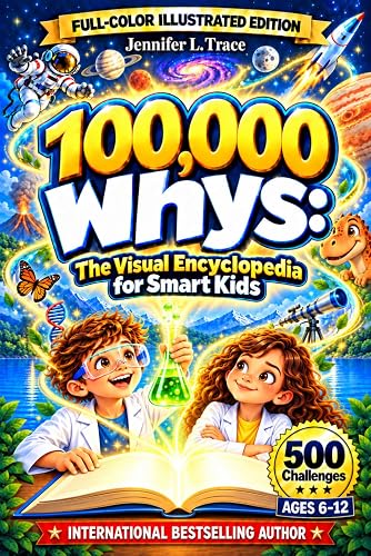 100,000 Whys for Smart Kids: The Visual Encyclopedia for Smart & Curious Kids - Big Questions, Weird Facts, Clear Explanations, 500 Brain Challenges, ... to Build Curiosity (Kids Ages 6 - 12)