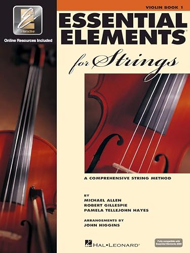 Essential Elements for Strings – Violin Book 1 with EEi Online Resources | Violin Method Book and Sheet Music for Students and Teachers | Comprehensive String Method – Newer 2025 Edition Available